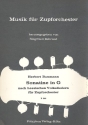 Sonatine in G nach hessischen Volksliedern fr Zupforchester Partitur