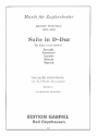 Suite D-Dur  fr Zupforchester Partitur