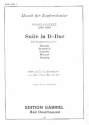 Suite D-Dur  fr Zupforchester Stimmen