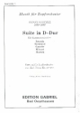 Suite D-Dur  fr Zupforchester Stimmen