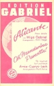 Alicante  und   Oh Mandarina  panella: fr Salonorchester Direktion und Stimmen