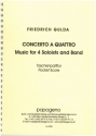 Concerto A Quattro Music for 4 Soloists and Band TasChenpartitur