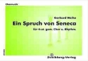Ein Spruch von Seneca fr gem Chor und Klavier Partitur