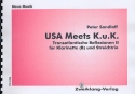 USA meets K.u.K. fr Klarinette, Violine, Viola und Violoncello Partitur und Stimmen