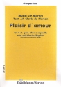 Plaisir d'amour - fr gem. Chor und Klavier (Chorpartitur)