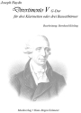 Haydn, J. Divertimento V 3 Klarinetten o. 3 Bassetthrner