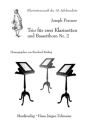 Pranzer, J. Trio Nr. 2 fr 2 Klar. u. Fagott (Bassetthorn) 2 Klar. u. Fagott (Bassetthorn)
