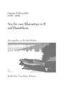 Blumenthal, G. di Trio fr 2 Klar. in B und Bassetthorn 2 Klarinetten in B u. Bassetthorn