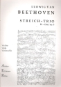 Trio Es-Dur op.3 für Violine, Viola und Violoncello Partitur und Stimmen