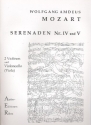 Serenaden Nr.4 und Nr.6 fr 2 Violinen und Violoncello (Viola) Stimmen