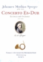Konzert Es-Dur SWVB26 fr Horn und Orchester fr Horn und Klavier