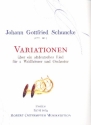 Variationen F-Dur ber ein altdeutsches Lied fr 2 Hrner und Orchester Partitur