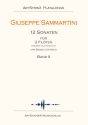 Sammartini, Giuseppe 12 Sonaten fr 2 Flten und B.c. Flte (2), Basso continuo Spielpartitur(en), (+ CD)