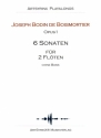 6 Sonaten op.1 (+CD) fr 2 Flten Spielpartitur