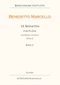 12 Sonaten op.2 Band 2 (Nr.4-6) fr Flte und Klavier Klavierbegleitung und Bc-Stimme