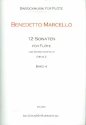 12 Sonaten op.2 Band 4 (Nr.10-12) fr Flte und Bc Flte