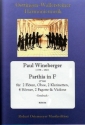 Wineberger, Paul Parthia in F Flte (2), Oboe, Klarinette (2), Horn (4), Fagott (2), Kontrabass Partitur, Stimmensatz