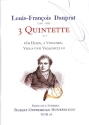 3 Quintette op.6 fr Horn, 2 Violinen, Viola und Violoncello Partitur und Stimmen