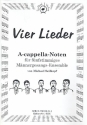 4 Lieder fr Mnnerchor a cappella Singpartitur