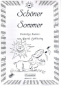 Schöner Sommer für Solisten, gem Chor, Klavier und Triangel Chorpartitur