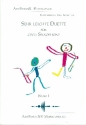 Sehr leichte Duette Band 1 (+CD) fr 2 Altsaxophone Spielpartitur