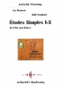 Etudes Simple 1-10 (+CD) fr Flte und Gitarre Spielpartitur