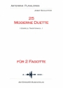 25 moderne Duette (+CD) fr 2 Fagotte Spielpartitur