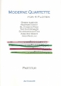 Moderne Quartette fr 4 Flten Partitur und Stimmen