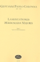 Lamentationes Hebdomadae Maioris Band 1 fr Sopran und 5 Streichinstrumente Partitur und Stimmen