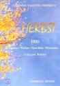 Herbst fr Gesang (Violine/Flte/Klarinette), Violoncello und Klavier Partitur und Stimmen