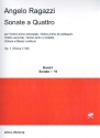 Sonate a 4 op.1 Band 1 (Nr.1-6)  fr 3 Violinen und Bass (2 Violinen, Viola, Bass) Partitur