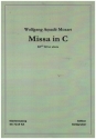 Missa in C KV323 et altera fr Soli, gem Chor und Orchester Klavierauszug