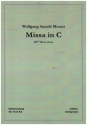 Missa in C KV323 et altera fr Soli, gem Chor und Orchester Klavierauszug