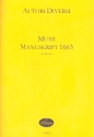 Mutii Manuskript 1663 fr Klavier