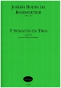 5 Sonates en Trio op.37 pour un Deus et deux Baes 2 Spielpartituren