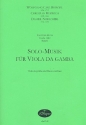 Musik fr Viola da Gamba fr Gambe und Bc (nicht ausgesetzt)