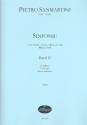 Sinfonien Band 2 fr 2 Violinen, Viola und Bc Partitur und Stimmen