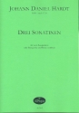 Drei Sonatinen  fr 2 Bassgamben (Bassgambe und Bc) 2 Spielpartituren