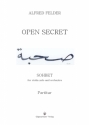 Open Secret fr Violine und Orchester Studienpartitur