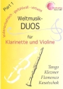 Weltmusik-Duos Band 1 fr Klarinette und Violine 2 Spielpartituren