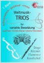Weltmusik-Trios Band 1 fr variables Ensemble Partitur und Stimmen