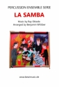 La Samba fr Percussion Ensemble Partitur und Stimmen