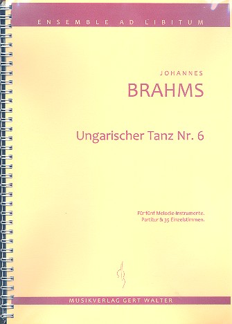 Ungarischer Tanz Nr.6 fr flexibles Ensemble Partitur und Stimmen