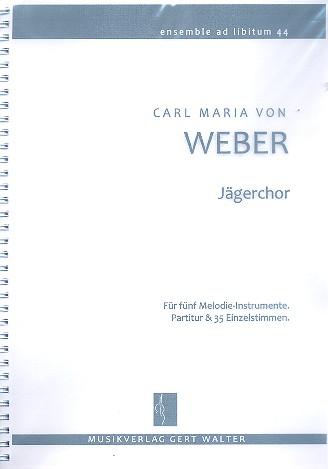 Jgerchor fr flexibles Ensemble Partitur und Stimmen