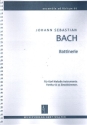 Battinerie aus Orchestersuite h-Moll BWV1067 fr flexibles Ensemble Partitur und 35 Stimmen