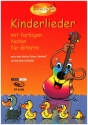 Kinderlieder mit farbigen Noten fr Gitarre/Tabulatur