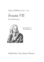 Mattheson, J. Sonata VII f. 3 Klarinetten 3 Klarinetten