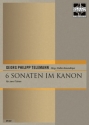 Telemann, Georg Philipp 6 Sonaten im Kanon 2 Tuben