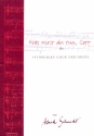 Was wirst du tun Gott wenn ich sterbe fr gem Chor und Orgel Partitur