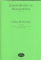 5 Sonates op.26 fr Violoncello (Viola da gamba/Fagott) und Bc 2 Spielpartituren (Bc nicht ausgesetzt)